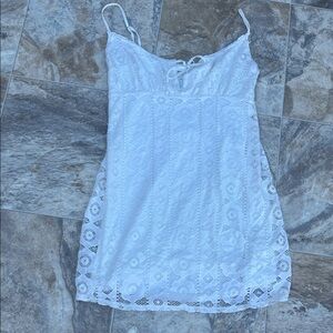 Aeropostale White Lace Mini Dress